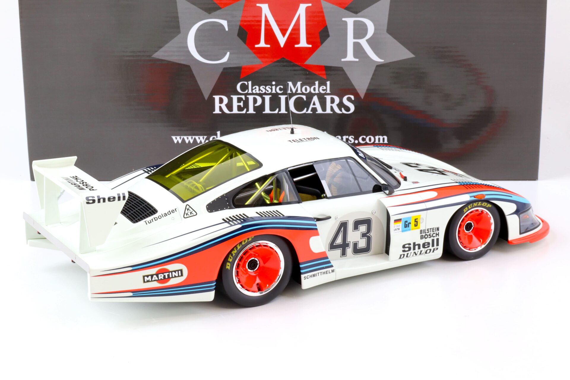1:12 CMR Porsche 935/78 Martini Racing #43 Le Mans 1978 Moby Dick