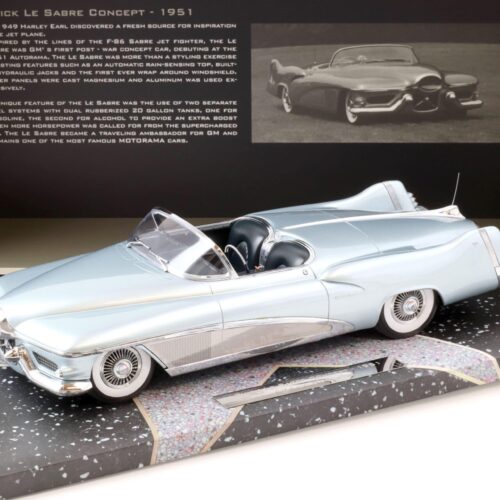 1:18 Minichamps Buick Le Sabre Concept Car 1951 blue metallic - Image 1