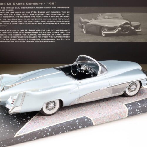 1:18 Minichamps Buick Le Sabre Concept Car 1951 blue metallic - Image 3