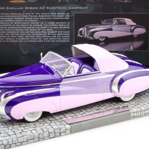 1:18 Minichamps 1948 Cadillac Series 62 Cabriolet Blackhawk Museum Collection
