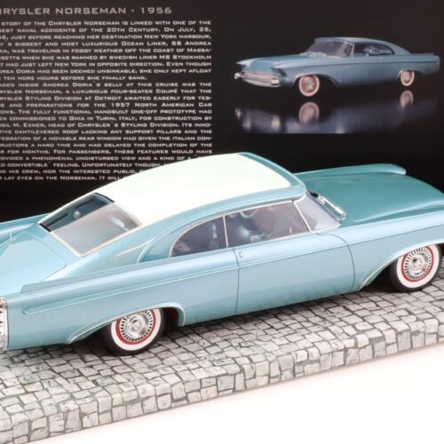 1:18 Minichamps 1956 Chrysler Norseman blue metallic First Class Collection