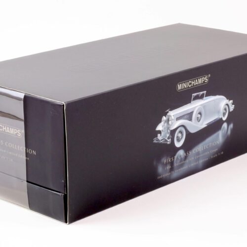 1:18 Minichamps 1936 Duesenberg SJN Convertible Coupe silver First Class Collection
