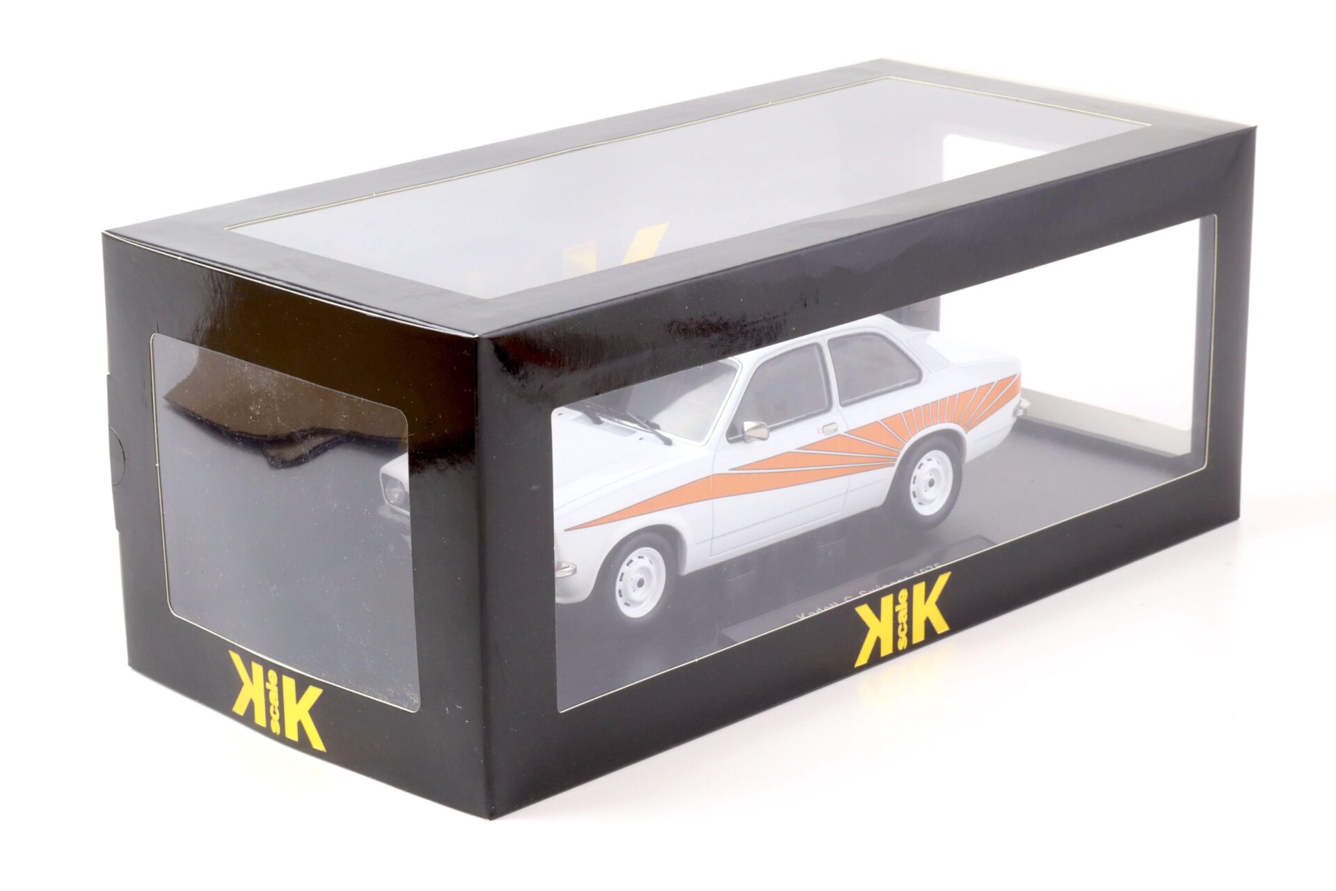 1:18 KK-Scale Opel Kadett C Swinger 1975 white/ orange