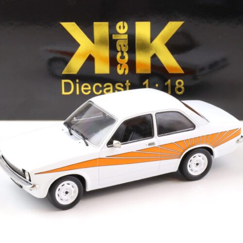 1:18 KK-Scale Opel Kadett C Swinger 1975 white/ orange