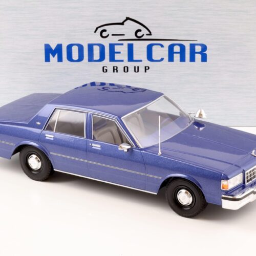 1:18 MCG Chevrolet Caprice FBI Police Car 1987 blue metallic
