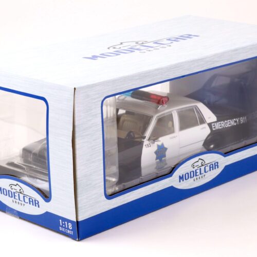 1:18 MCG Chevrolet Caprice S.F.P.D San Francisco Police Department black/ white