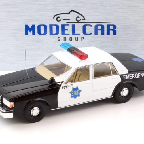1:18 MCG Chevrolet Caprice S.F.P.D San Francisco Police Department black/ white