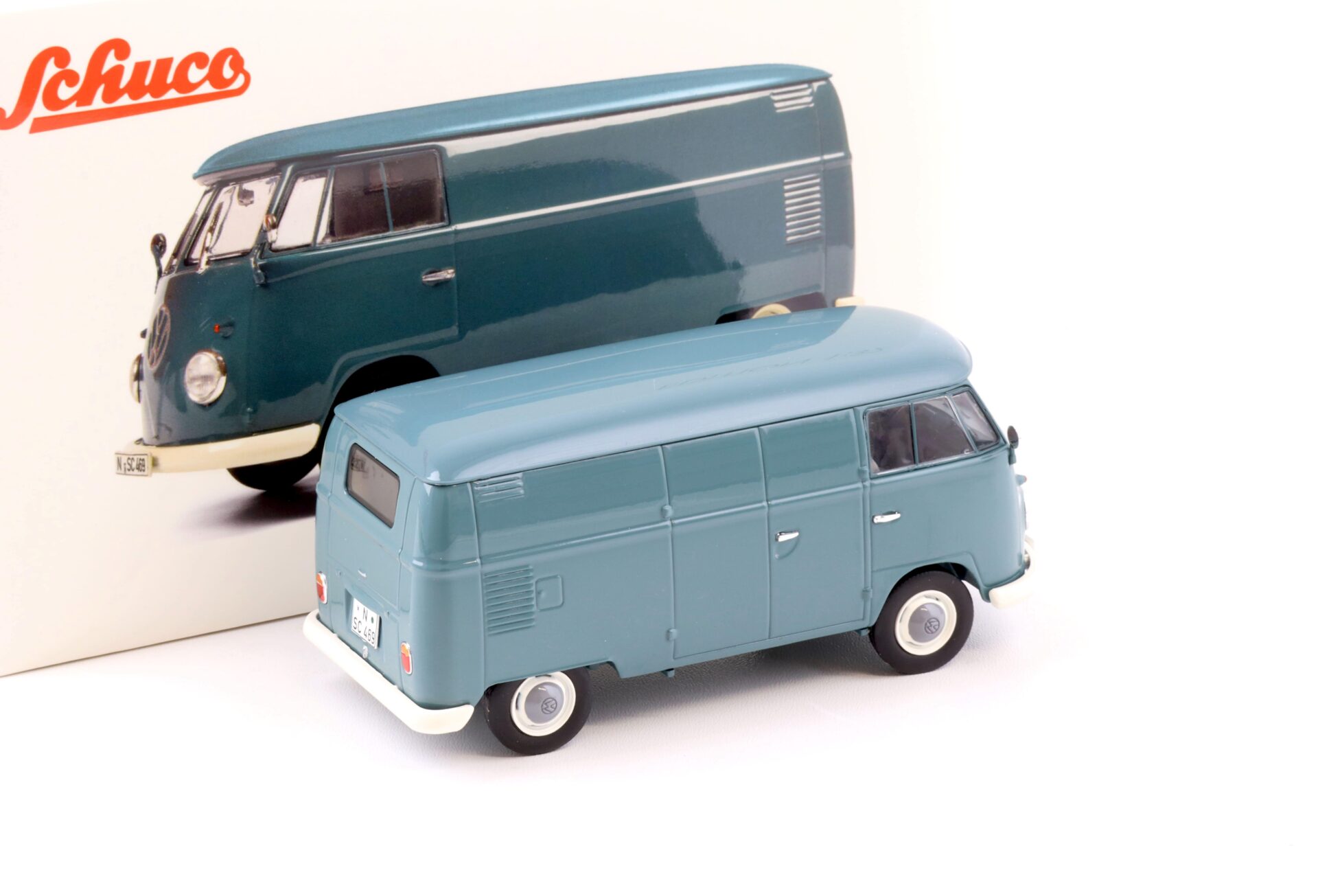 1:32 Schuco Edition VW T1b Kasten blue