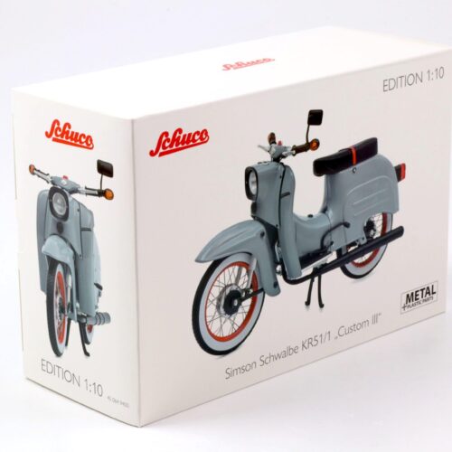 1:10 Schuco Simson Schwalbe KR51/1 Custom III grey