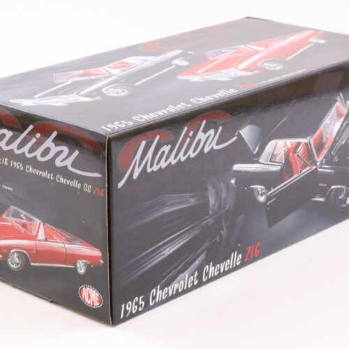 1:18 ACME 1965 Chevrolet Chevelle Z16 Malibu black with red interior