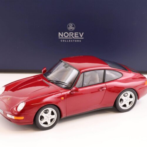 1:18 Norev Porsche 911 (993) Carrera Coupe 1994 red metallic - Limited 200 pcs.