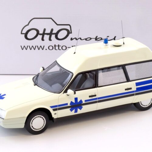 1:18 OTTO mobile OT367 Citroen CX Break Ambulance Quasar Heuliez white 1987