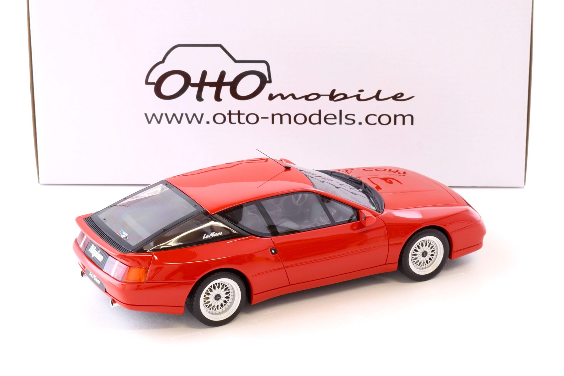 1:18 OTTO mobile OT969 Alpine GTA Le Mans Coupe 1991 red