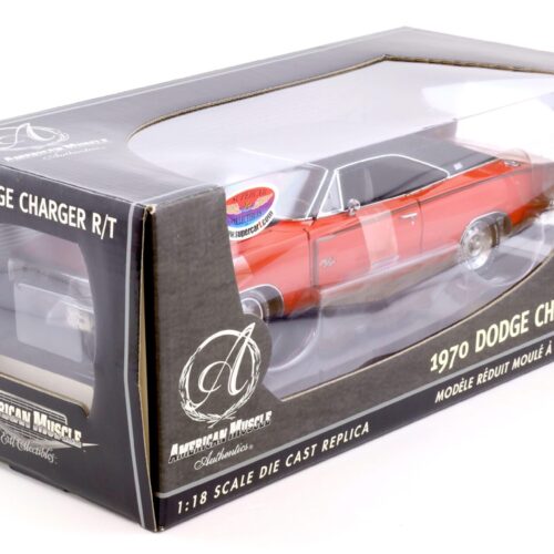 1:18 Ertl Authentics 1970 Dodge Charger R/T Coupe red/ black