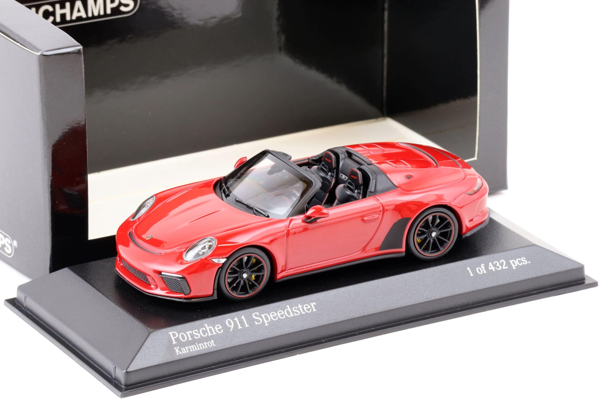 1:43 Minichamps Porsche 911 (991) Speedster 2019 Karmin red