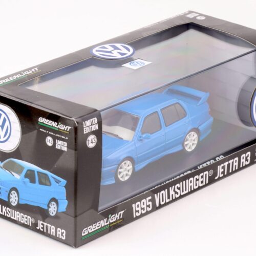 1:43 Greenlight 1995 VW Jetta A3 blue