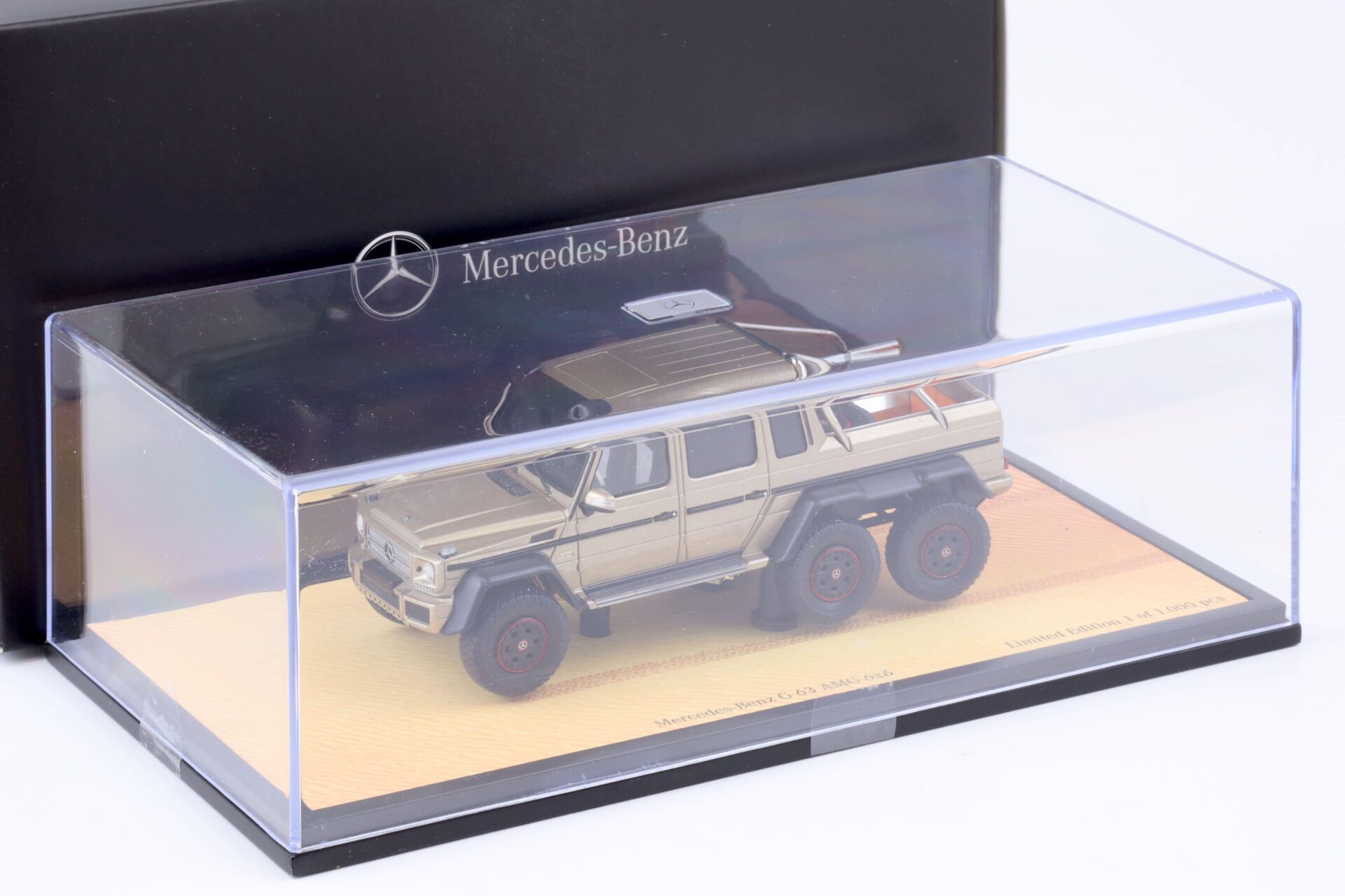 1:43 Spark Mercedes G63 AMG 6x6 Sanidinbeige metallic DEALER VERSION