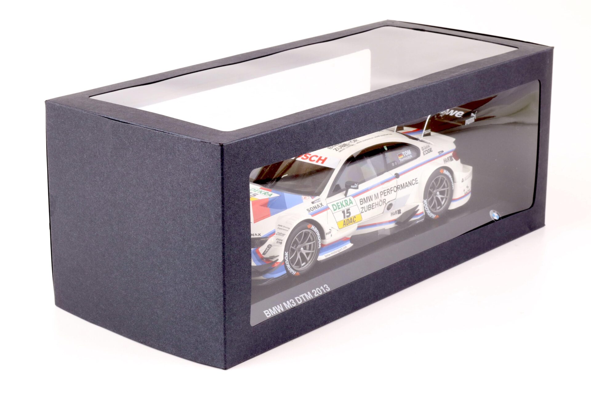 1:18 Minichamps BMW M3 DTM (E92) 2013 Martin Tomczyk Team RMG #15 DEALER VERSION