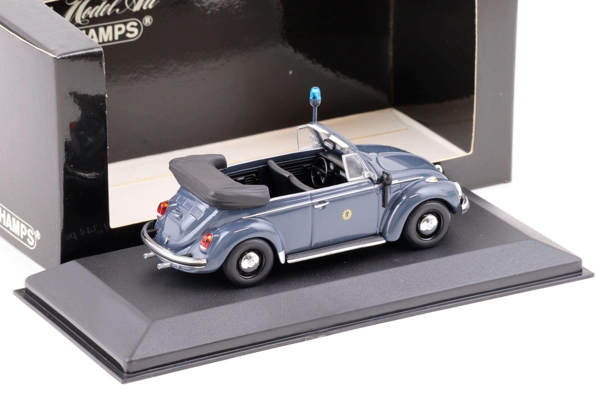 1:43 Minichamps VW 1302 Käfer Cabriolet 1970 Polizei Berlin
