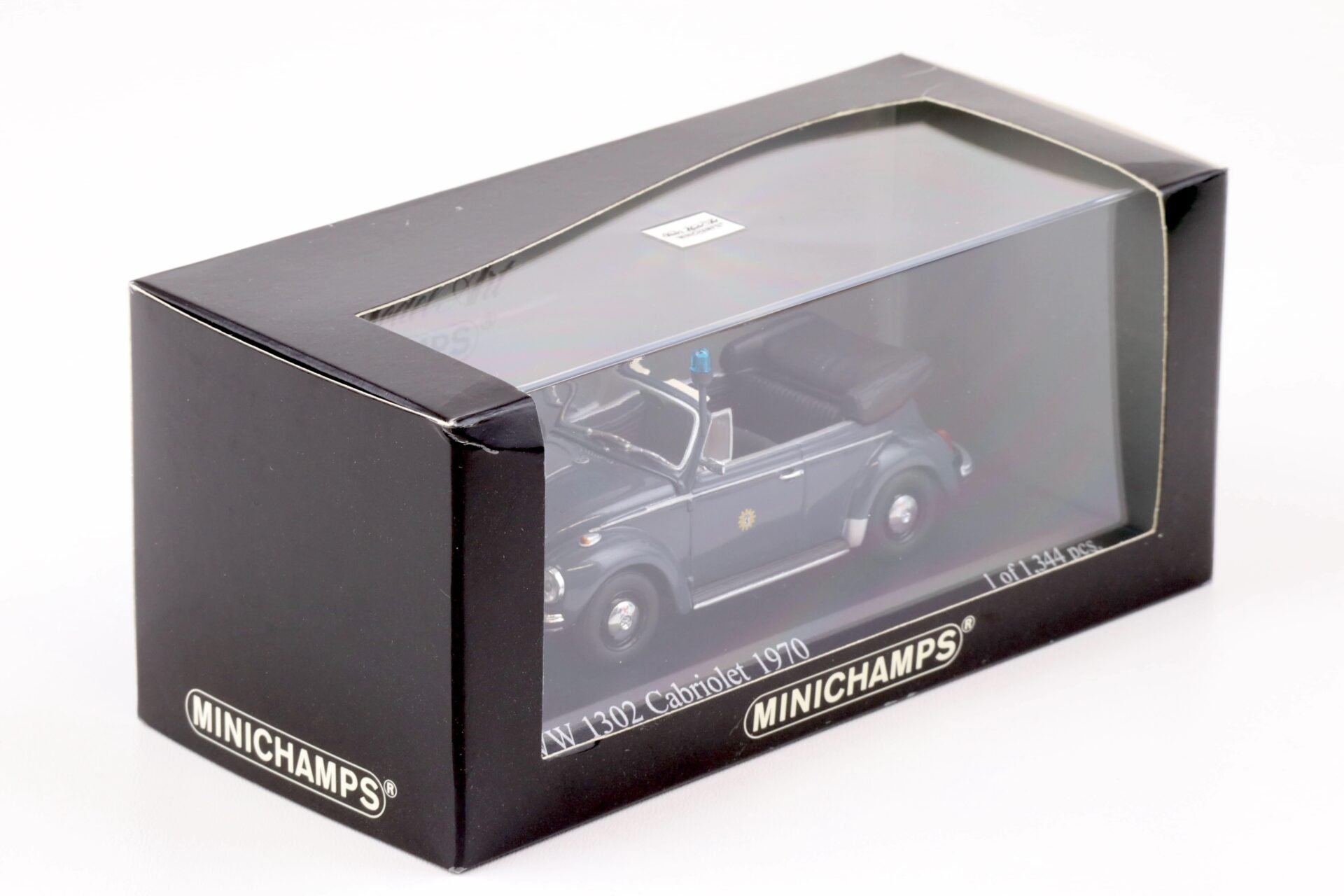 1:43 Minichamps VW 1302 Käfer Cabriolet 1970 Polizei Berlin