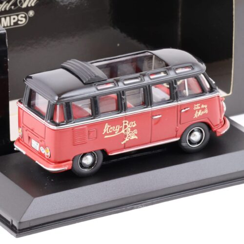 1:43 Minichamps VW T1 Samba Bus 1963 Villa Story red/ black