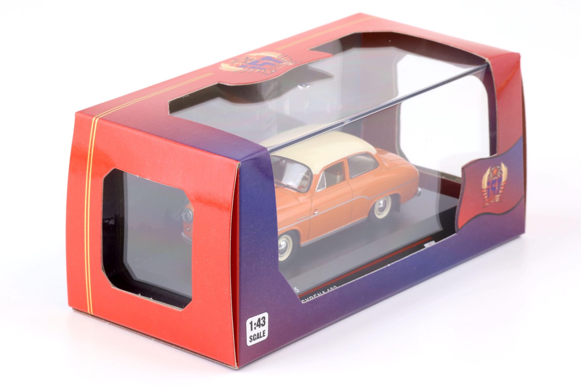 1:43 IST Models 1962 Syrena 102 orange