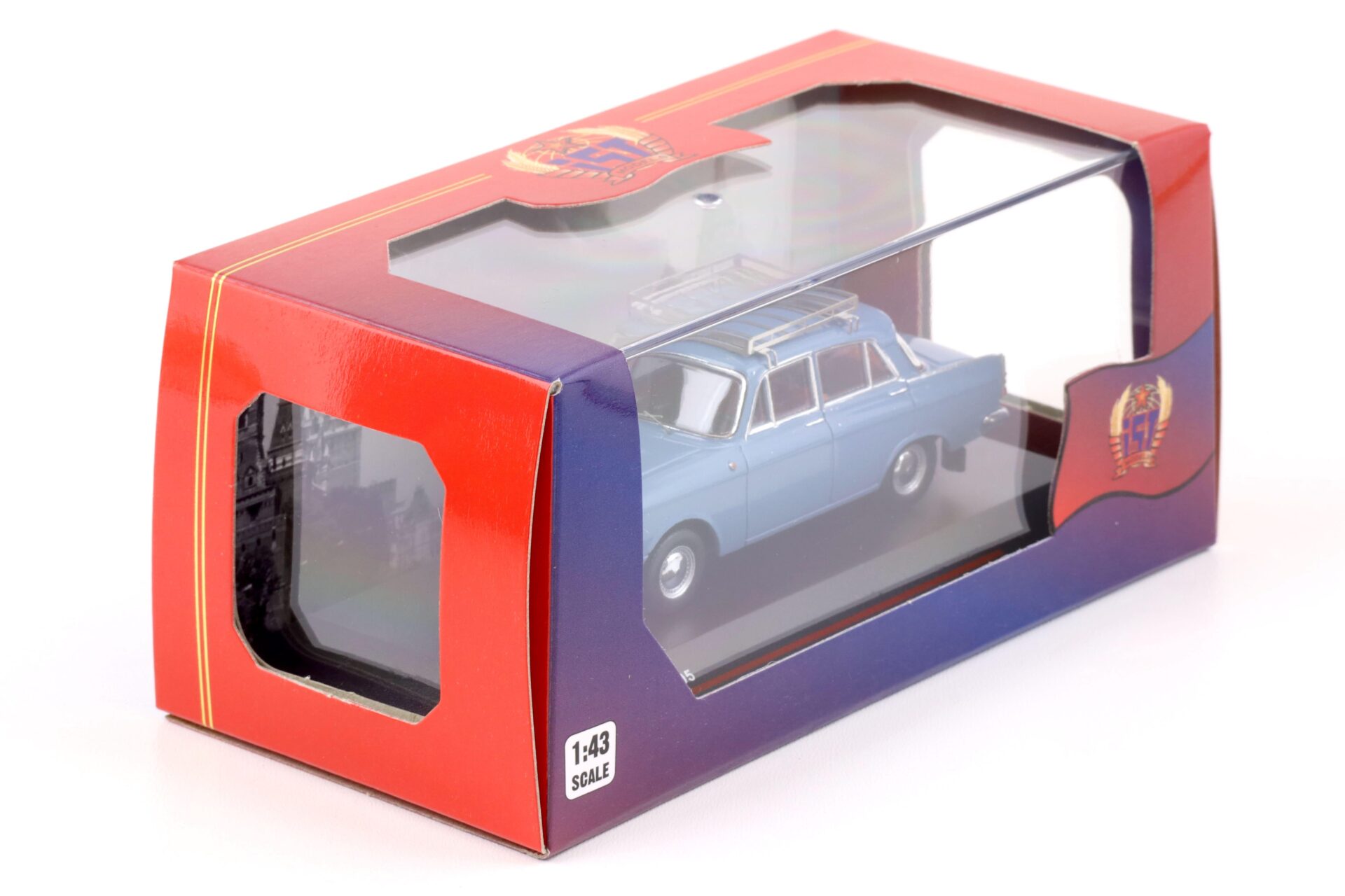 1:43 IST Models 1966 Moskwitch 408E Sedan blue
