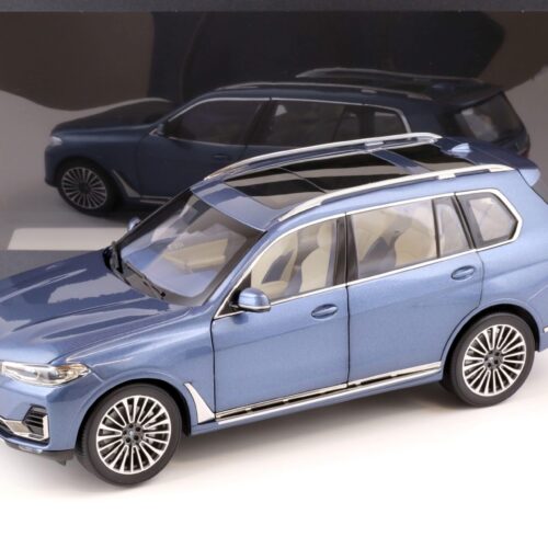 1:18 Kyosho BMW X7 (G07) Phytonic blue metallic 2020 DEALER VERSION