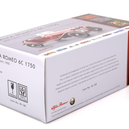 1:18 CMC Alfa Romeo 6C 1750 GS Gran Sport 1930 dark red M-138