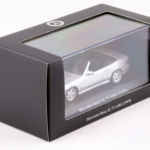 1:43 Spark Mercedes SL73 AMG R129 Convertible 1999 silver DEALER VERSION