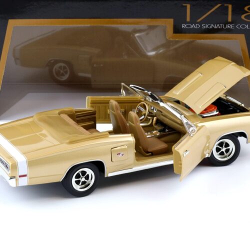 1:18 Road Signature 1970 Dodge Coronet R/T Convertible golden brown