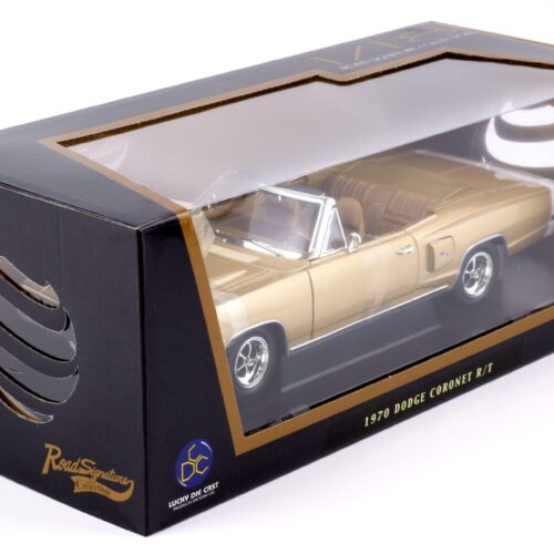 1:18 Road Signature 1970 Dodge Coronet R/T Convertible golden brown