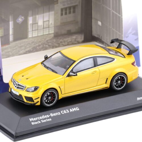1:43 Solido Mercedes C63 AMG Black Series Coupe solarbeam yellow