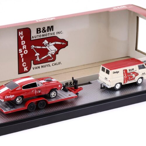 1:64 M2 Machines 1967 Dodge A100 Panel Van & 1966 Dodge Charger Gasser B&M AUTOMOTIVE INC.
