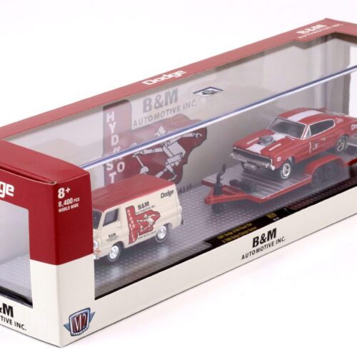1:64 M2 Machines 1967 Dodge A100 Panel Van & 1966 Dodge Charger Gasser B&M AUTOMOTIVE INC.