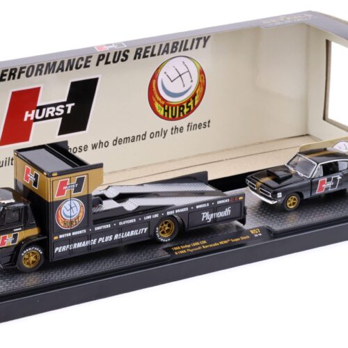 1:64 M2 Machines 1968 Dodge L600 COE & 1968 Plymouth Barracuda HEMI Super Stock HURST