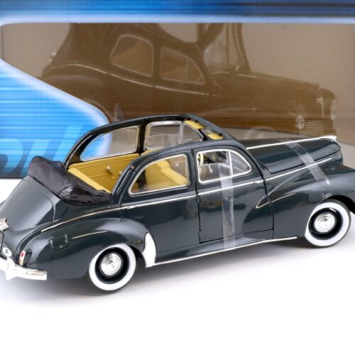 1:18 Solido Peugeot 203 Decouvrable Cabriolet 1954 dark blue/ grey