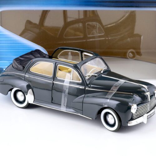 1:18 Solido Peugeot 203 Decouvrable Cabriolet 1954 dark blue/ grey