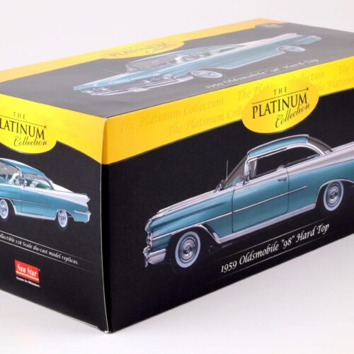1:18 Sun Star 1959 Oldsmobile 98 Hard Top emerald mist poly / white