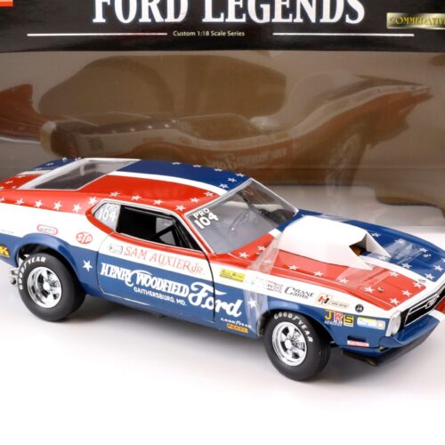 1:18 Sun Star 1971 Ford Mustang The Ultimate Pro Stocker red / blue / white - Image 2