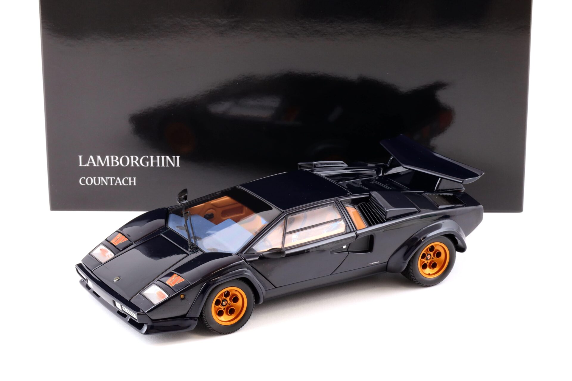 1:18 Kyosho Lamborghini Countach Walter Wolf 3 dark blue