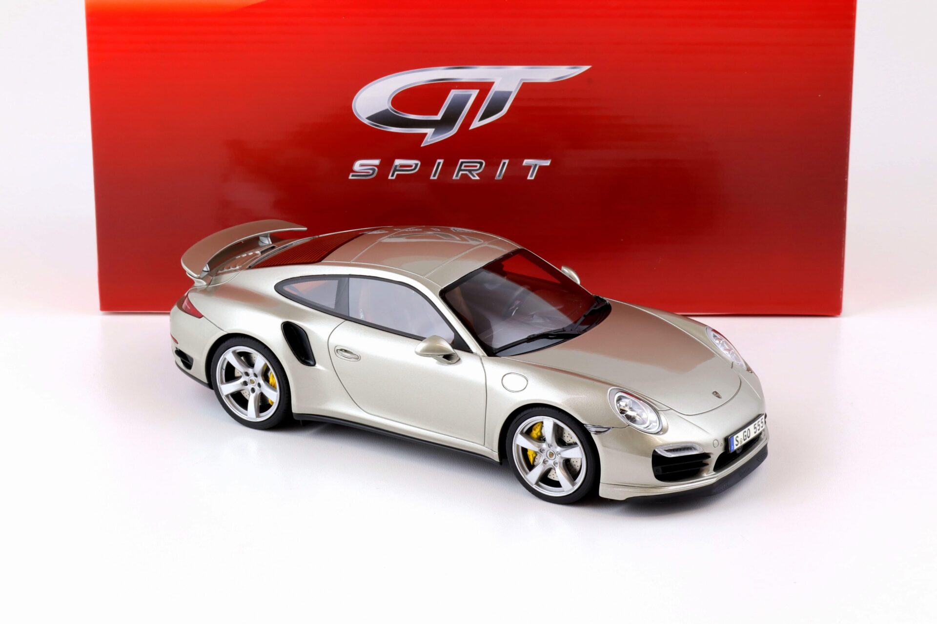 1:18 GT Spirit GT024 Porsche 911 (991) Turbo 2014 Coupe silver
