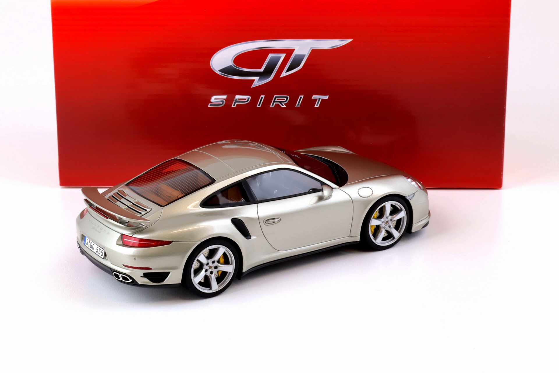 1:18 GT Spirit GT024 Porsche 911 (991) Turbo 2014 Coupe silver