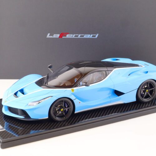 1:12 BBR Ferrari LaFerrari Tailor Made baby blue/ Gloss black roof - Limited 40 pcs.
