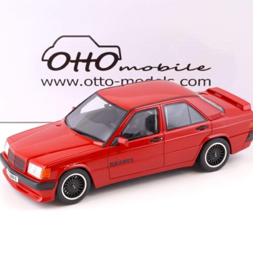 1:18 OTTO mobile OT674 Brabus Mercedes 190E 3.6S W201 red 1989