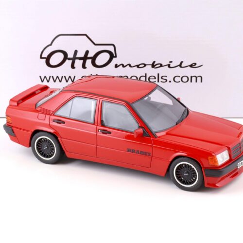 1:18 OTTO mobile OT674 Brabus Mercedes 190E 3.6S W201 red 1989