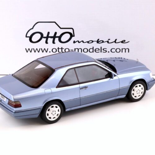1:18 OTTO mobile OT682 Mercedes E320 (C124) Coupe 1986 blue metallic