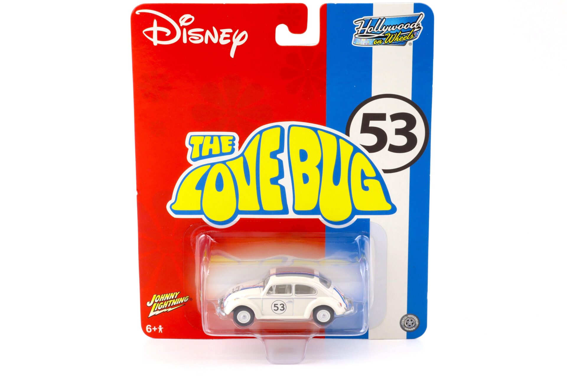 1:64 Johnny Lightning VW Käfer white HERBIE #53 THE LOVE BUG