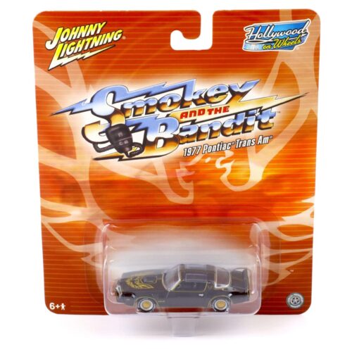 1:64 Johnny Lighting 1977 Pontiac Trans Am black SMOKEY AND THE BANDIT