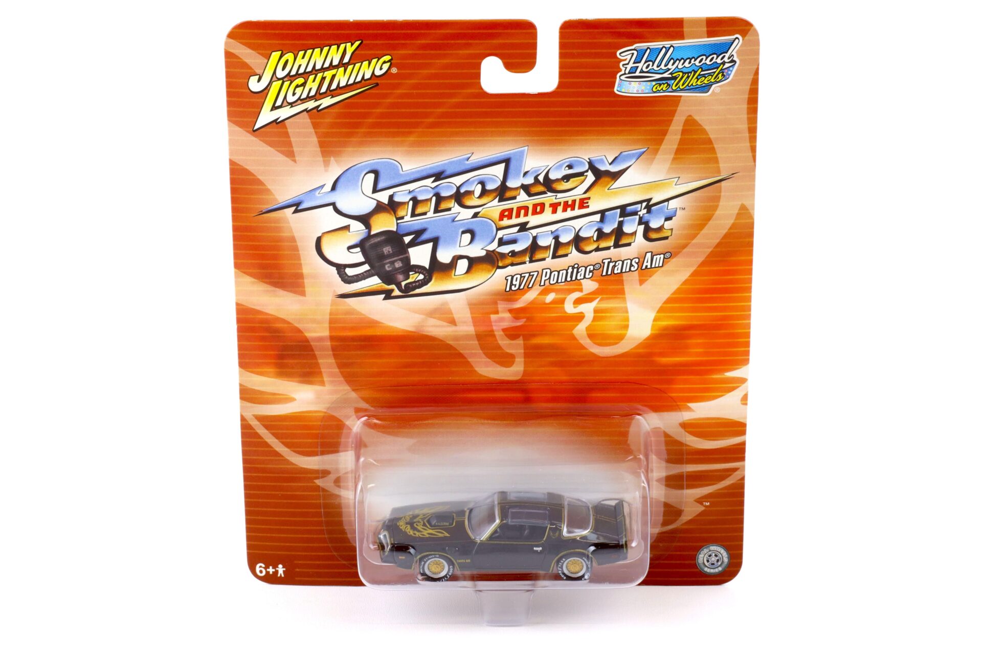 1:64 Johnny Lighting 1977 Pontiac Trans Am black SMOKEY AND THE BANDIT